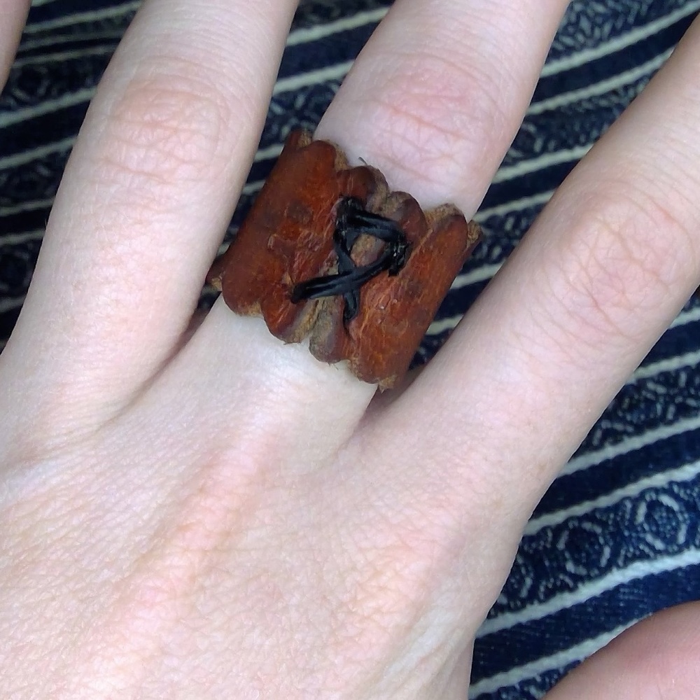 Handmade Leather Ring